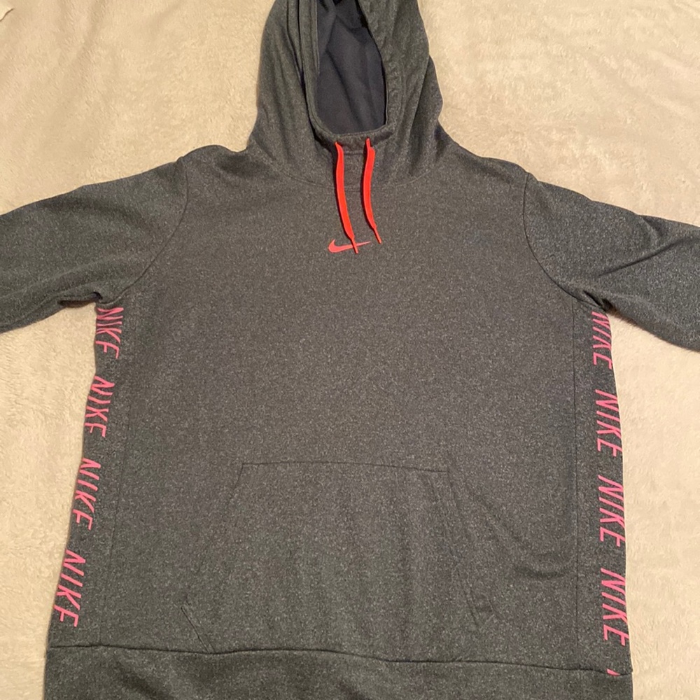 Gray and pink sweater size XL